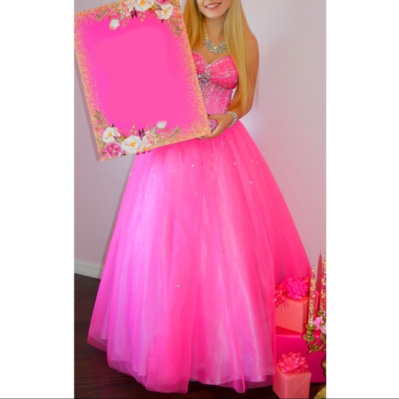 Dresses Bright Pink Prom Pageant Dress Poshmark